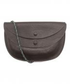 PORTER×KAPTAIN SUNSHINEポーター×キャプテンサンシャイン）の古着「Round Pouch」｜ブラウン