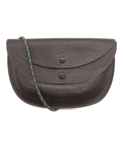 PORTER（ポーター）PORTER (ポーター) KAPTAIN SUNSHINE (キャプテンサンシャイン) Round Pouch ブラウンの古着・服飾アイテム