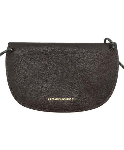 PORTER（ポーター）PORTER (ポーター) KAPTAIN SUNSHINE (キャプテンサンシャイン) Round Pouch ブラウンの古着・服飾アイテム