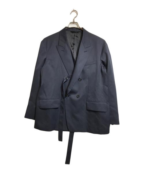 Ujoh（ウジョー）Ujoh (ウジョー) 4ボタンウールダブルジャケット グレー サイズ:2の古着・服飾アイテム