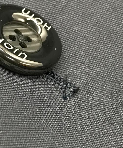 Ujoh（ウジョー）Ujoh (ウジョー) 4ボタンウールダブルジャケット グレー サイズ:2の古着・服飾アイテム