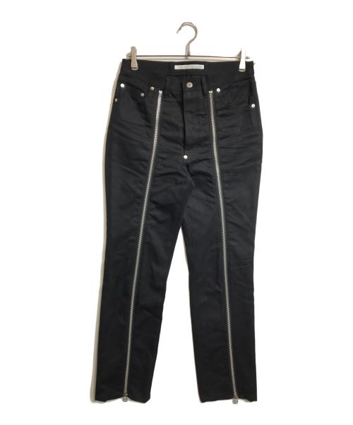 JOHN LAWRENCE SULLIVAN（ジョン ローレンス サリバン）JOHN LAWRENCE SULLIVAN (ジョン ローレンス サリバン) Rigid denim zipped pants ブラック サイズ:46の古着・服飾アイテム