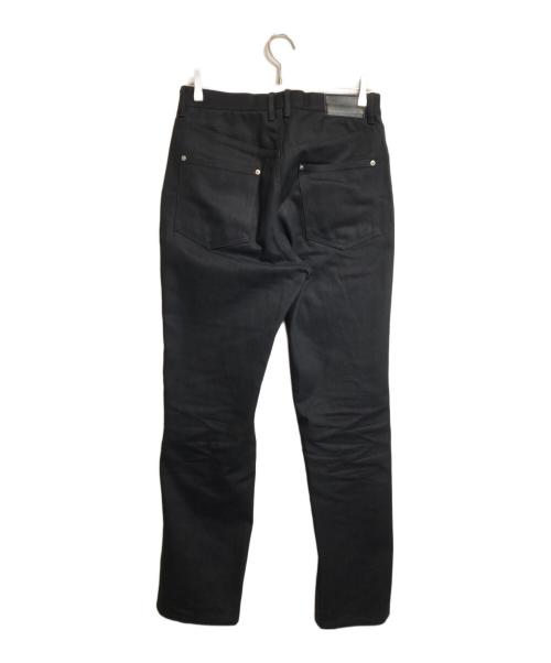 JOHN LAWRENCE SULLIVAN（ジョン ローレンス サリバン）JOHN LAWRENCE SULLIVAN (ジョン ローレンス サリバン) Rigid denim zipped pants ブラック サイズ:46の古着・服飾アイテム