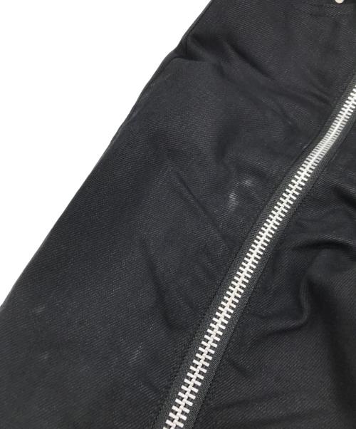 JOHN LAWRENCE SULLIVAN（ジョン ローレンス サリバン）JOHN LAWRENCE SULLIVAN (ジョン ローレンス サリバン) Rigid denim zipped pants ブラック サイズ:46の古着・服飾アイテム