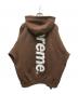 SUPREME (シュプリーム) Satin Applique Hooded Sweatshirt ブラウン サイズ:Large：18000円