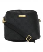 GUCCIグッチ）の古着「GGキャンバス ポシェット」｜ブラック