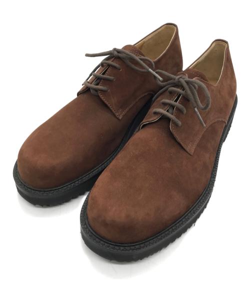 yohji yamamoto A.A.R（ヨウジヤマモトアール）Yohji Yamamoto A.A.R (ヨウジヤマモトアール) スウェードシューズ ブラウン サイズ:25の古着・服飾アイテム