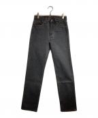 LEVI'Sリーバイス）の古着「501先染ブラックデニムパンツ」｜グレー