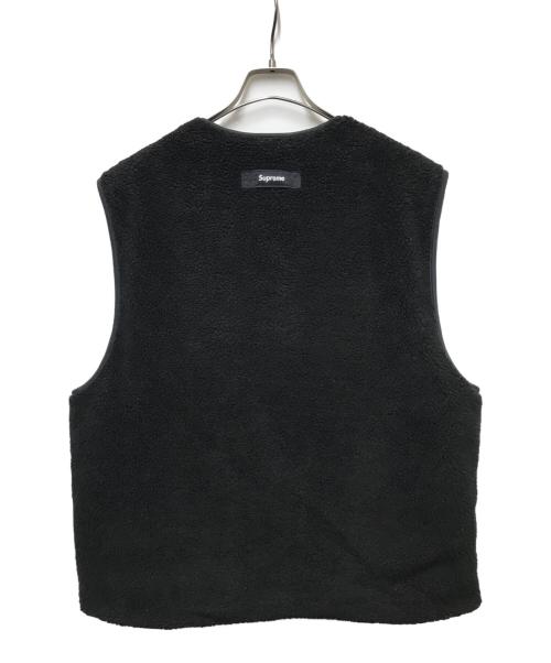 NIKE（ナイキ）NIKE (ナイキ) Supreme (シュプリーム) NIKE Supreme REVERSIBLE NYLON SHERPA VEST ブラック サイズ:Lの古着・服飾アイテム