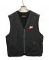 NIKE（ナイキ）の古着「NIKE Supreme REVERSIBLE NYLON SHERPA VEST」｜ブラック