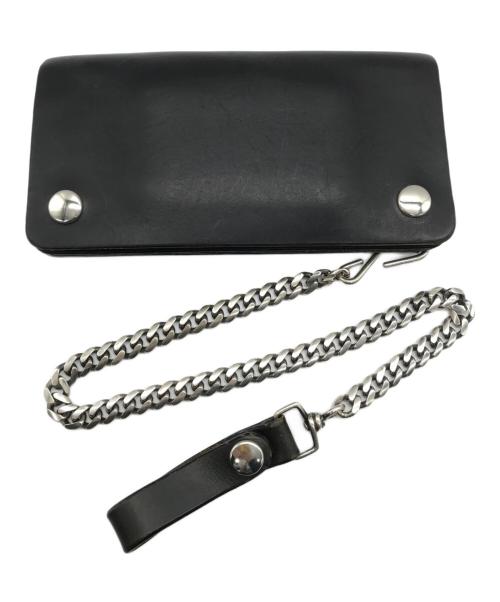 JUNKY CLASSICS（ジャンキー クラシックス）JUNKY CLASSICS (ジャンキー クラシックス) トラッカーウォレット ブラックの古着・服飾アイテム