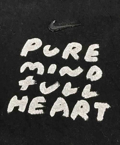 BLACK COMME des GARCONS（ブラックコムデギャルソン）BLACK COMME des GARCONS (ブラック コムデギャルソン) NIKE (ナイキ) Oversize Side Message Print Tee ブラック サイズ:Lの古着・服飾アイテム