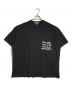 BLACK COMME des GARCONS（ブラック コムデギャルソン）の古着「Oversize Side Message Print Tee」｜ブラック