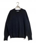 KAPTAIN SUNSHINEキャプテンサンシャイン）の古着「kid cashmere V neck Knit」｜ブラック