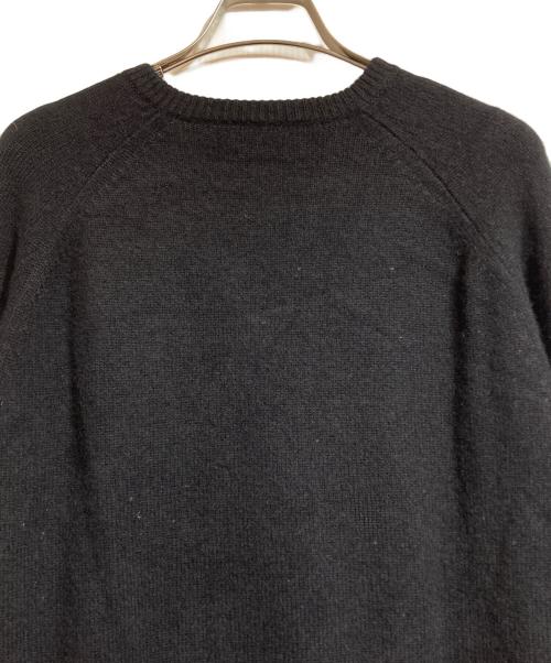 KAPTAIN SUNSHINE（キャプテンサンシャイン）KAPTAIN SUNSHINE (キャプテンサンシャイン) kid cashmere V neck Knit ブラック サイズ:36の古着・服飾アイテム