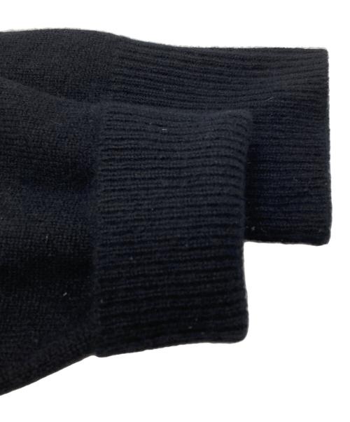 KAPTAIN SUNSHINE（キャプテンサンシャイン）KAPTAIN SUNSHINE (キャプテンサンシャイン) kid cashmere V neck Knit ブラック サイズ:36の古着・服飾アイテム