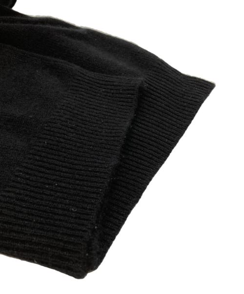 KAPTAIN SUNSHINE（キャプテンサンシャイン）KAPTAIN SUNSHINE (キャプテンサンシャイン) kid cashmere V neck Knit ブラック サイズ:36の古着・服飾アイテム