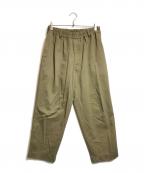 COMME des GARCONS HOMME PLUSコムデギャルソンオムプリュス）の古着「イージーチノワイドパンツ」｜ベージュ