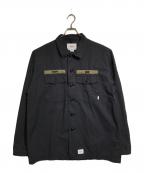 WTAPSダブルタップス）の古着「BUDS LS SHIRT」｜グレー