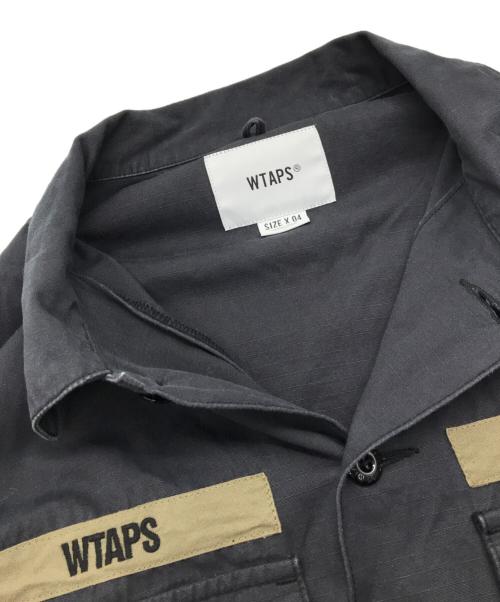 WTAPS（ダブルタップス）WTAPS (ダブルタップス) BUDS LS SHIRT グレー サイズ:04の古着・服飾アイテム