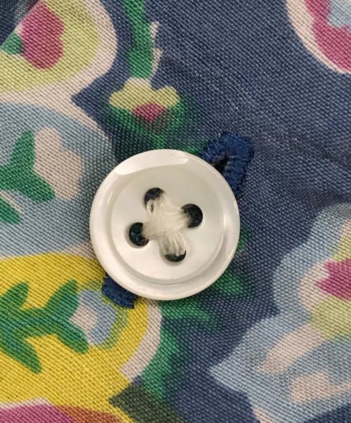 POLO RALPH LAUREN（ポロ・ラルフローレン）POLO RALPH LAUREN (ポロ・ラルフローレン) ペイズリーシルクシャツ イエロー×グリーン サイズ:Ｍの古着・服飾アイテム