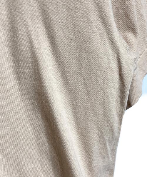 holiday（ホリデー）holiday (ホリデー) SUPER FINE S/S T-SHIRT ベージュ サイズ:XLの古着・服飾アイテム