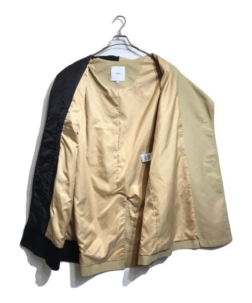 UN3D.（アンスリード）UN3D. (アンスリード) ファブリックミックスコート ベージュ サイズ:36の古着・服飾アイテム