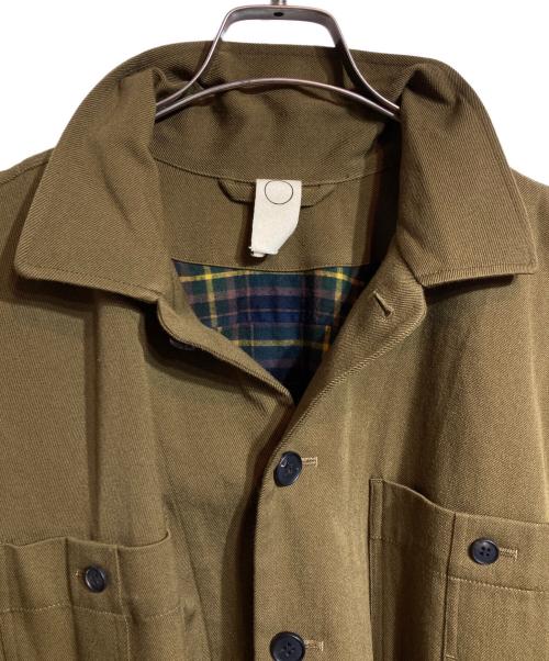 O project（オープロジェクト）O project (オープロジェクト) デザインウールカバーオール ベージュ サイズ:Ｍの古着・服飾アイテム