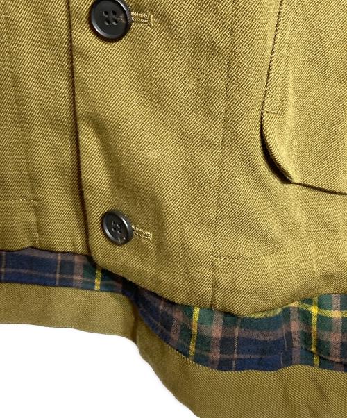 O project（オープロジェクト）O project (オープロジェクト) デザインウールカバーオール ベージュ サイズ:Ｍの古着・服飾アイテム