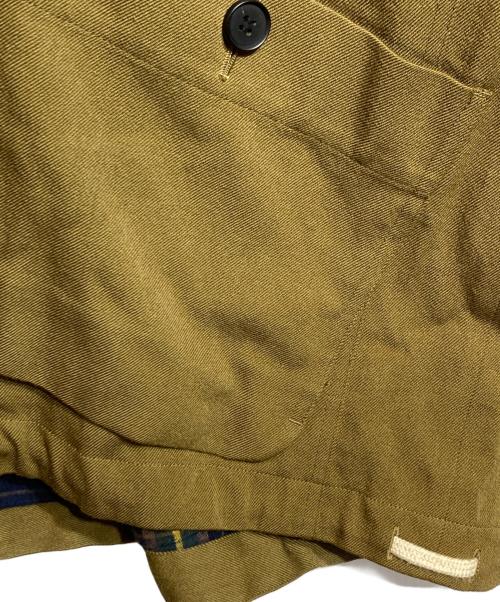 O project（オープロジェクト）O project (オープロジェクト) デザインウールカバーオール ベージュ サイズ:Ｍの古着・服飾アイテム