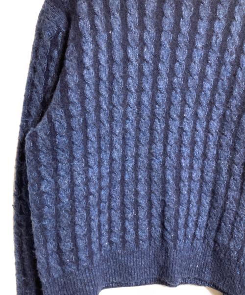 Acne studios（アクネ ストゥディオス）Acne studios (アクネ ストゥディオス) ケーブルニット ネイビー サイズ:Mの古着・服飾アイテム
