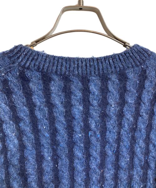 Acne studios（アクネ ストゥディオス）Acne studios (アクネ ストゥディオス) ケーブルニット ネイビー サイズ:Mの古着・服飾アイテム