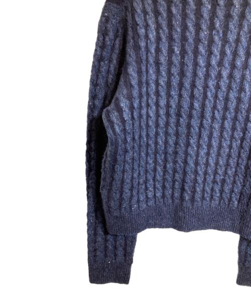 Acne studios（アクネ ストゥディオス）Acne studios (アクネ ストゥディオス) ケーブルニット ネイビー サイズ:Mの古着・服飾アイテム