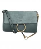 Chloeクロエ）の古着「FAYEスモールショルダーバッグ」｜ブルー