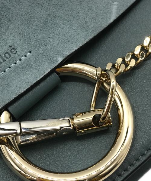 Chloe（クロエ）Chloe (クロエ) FAYEスモールショルダーバッグ ブルーの古着・服飾アイテム