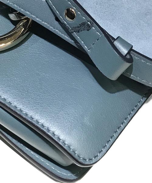 Chloe（クロエ）Chloe (クロエ) FAYEスモールショルダーバッグ ブルーの古着・服飾アイテム