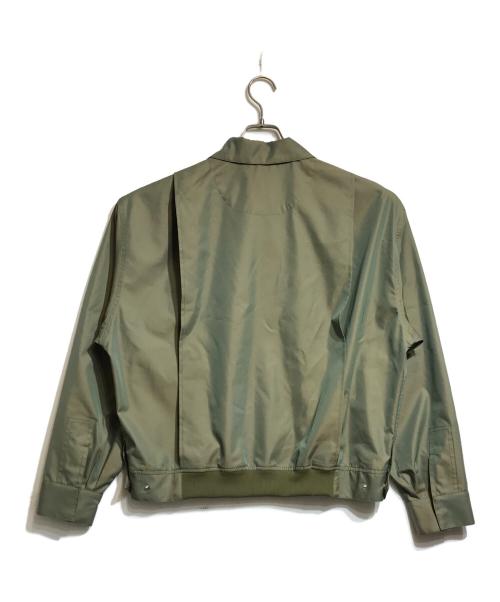 THE SEED BY WILLY CHAVARRIA（ザ シード バイ ウィリーチャバリア）THE SEED BY WILLY CHAVARRIA (ザ シード バイ ウィリーチャバリア) Vギャバブルゾン カーキ サイズ:40の古着・服飾アイテム