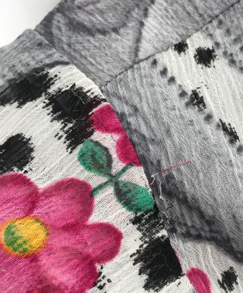 伊太利屋（イタリヤ）伊太利屋 (イタリヤ) フロントジップシアーブルゾン グレー サイズ:11の古着・服飾アイテム