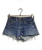 LEVI'Sリーバイス）の古着「カットオフヴィンテージデニムショーツ」｜インディゴ