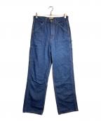 Wrangler×TOGA PULLAラングラー×トーガ プルラ）の古着「スタッズペインターデニムパンツ」｜インディゴ