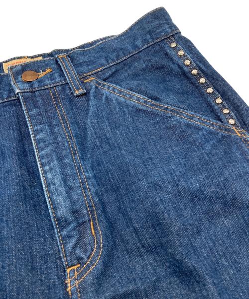 Wrangler（ラングラー）Wrangler (ラングラー) TOGA PULLA (トーガ プルラ) スタッズペインターデニムパンツ インディゴ サイズ:XSの古着・服飾アイテム