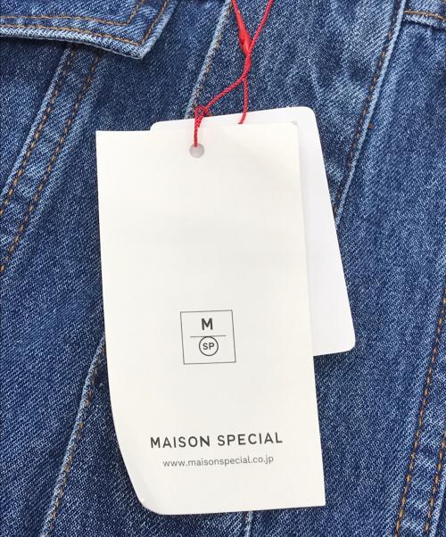 MAISON SPECIAL（メゾンスペシャル）MAISON SPECIAL (メゾンスペシャル) Denim Jumpsuit インディゴ サイズ:36 未使用品の古着・服飾アイテム