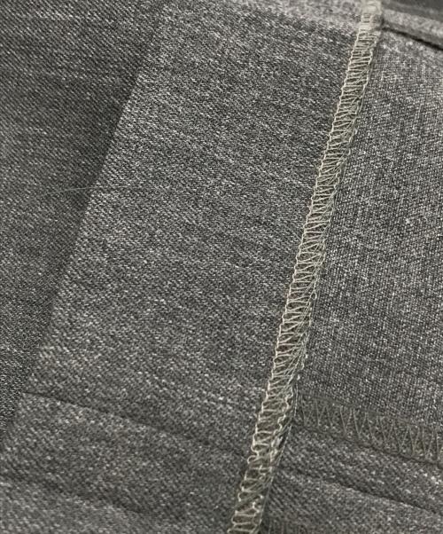 ATON（エイトン）ATON (エイトン) ウールギャバジンハイウエストパンツ グレー サイズ:01の古着・服飾アイテム