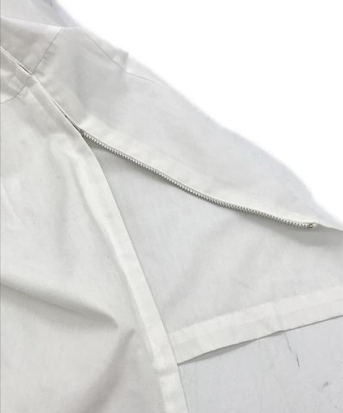 COMME des GARCONS（コムデギャルソン）COMME des GARCONS (コムデギャルソン) サイドジップフリルベスト ホワイト サイズ:Mの古着・服飾アイテム