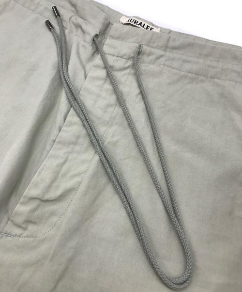 AURALEE（オーラリー）AURALEE (オーラリー) WASHED FINX TWILL EASY WIDE PANTS グリーンの古着・服飾アイテム