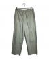 AURALEE（オーラリー）の古着「WASHED FINX TWILL EASY WIDE PANTS」｜グリーン
