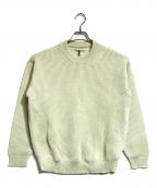 AURALEEオーラリー）の古着「HEMP RIB KNIT BIG P/O」｜グリーン