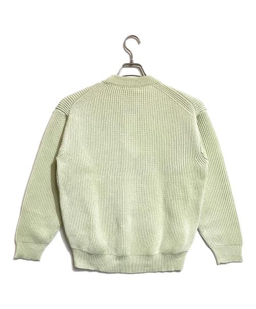 AURALEE（オーラリー）AURALEE (オーラリー) HEMP RIB KNIT BIG P/O グリーン サイズ:1の古着・服飾アイテム