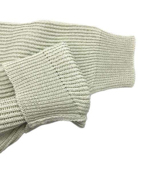 AURALEE（オーラリー）AURALEE (オーラリー) HEMP RIB KNIT BIG P/O グリーン サイズ:1の古着・服飾アイテム