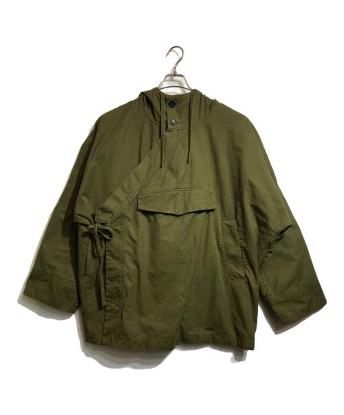 yokosakamoto（ヨウコサカモト）YOKOSAKAMOTO (ヨウコサカモト) work anorak カーキ サイズ:Lの古着・服飾アイテム